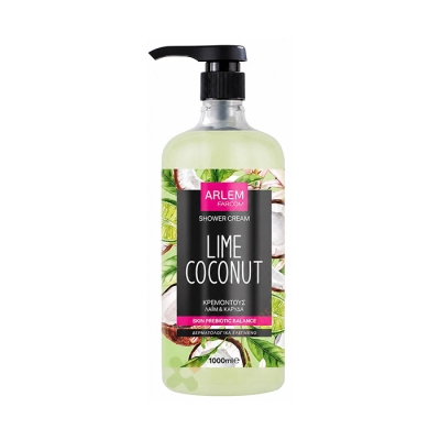 АРЛЕМ ДУШ КРЕМ С КОКОС И ЛАЙМ 1000 мл / ARLEM AROMATIC SHOWER CREAM WITH COCONUT & LIME 1 ml