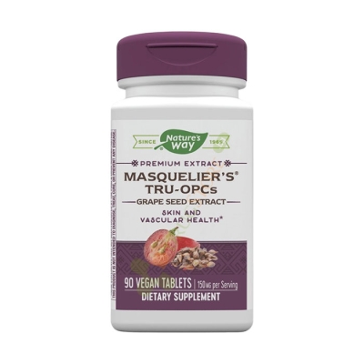 ГРОЗДОВО СЕМЕ MASQUELIER'S TRU - OPCS таблетки 90 броя / NATURE'S WAY MASQUELIER'S TRU - OPCS GRAPE SEED EXTRACT