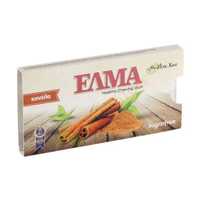 ДЪВКИ С МАСТИХА, С ВКУС НА КАНЕЛА, БЕЗ ЗАХАР 10 броя / MASTIHA CHEWING GUM CINNAMON SHUGAR FREE