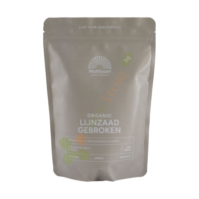 МАТИСЪН БИО ЛЕНЕНО СЕМЕ (СМЛЯНО) 300 г / MATTISSON HEALTHSTYLE ORGANIC FLAX SEED (GROUND) 