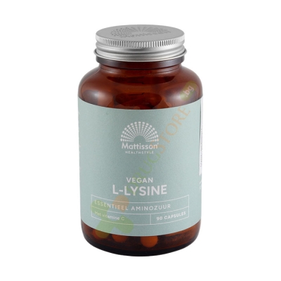 МАТИСЪН L-ЛИЗИН + ВИТАМИН C капсули 90 броя / MATTISSON L-LISINE + VITAMIN C