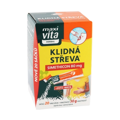 МАКСИ ВИТА МЕТЕОР СТОП саше 20 броя / MAXI VITA HERBAL FLATULENCE