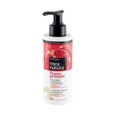 МЕА НАТУРА МЛЯКО ЗА ТЯЛО ПРОТИВ СТАРЕЕНЕ С НАР 250 мл / MEA NATURA POMEGRANATE BODY MILK ANTI-AGEING & CELL RENEWAL