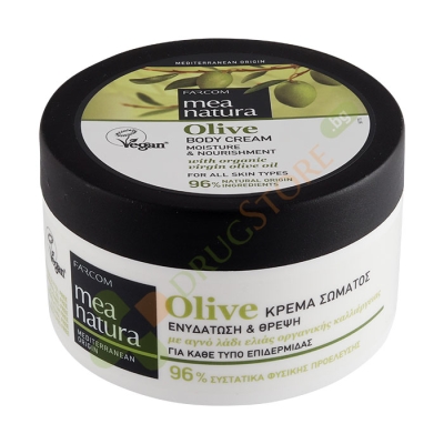 МЕА НАТУРА КРЕМ ЗА ТЯЛО С МАСЛИНА 250 мл / FARCOM MEA NATURA OLIVE BODY CREAM MOISTURE & NOURISHMENT