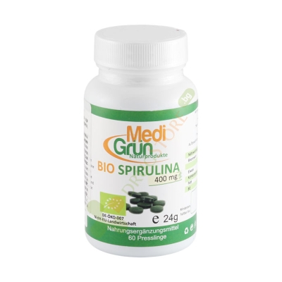 БИО СПИРУЛИНА таблетки 60 броя / MEDI GRUN BIO SPIRULINA