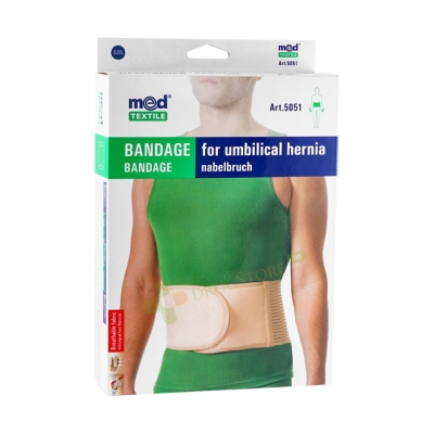 МЕДТЕКСТИЛ КОЛАН ПРИ ПЪПНА ХЕРНИЯ 5051 РАЗМЕР XL/XXL / MEDTEXTILE BANDAGE FOR UMBILICAL HERNIA size XL/XXL