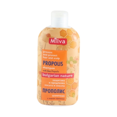 ШАМПОАН С ПРОПОЛИС 200 мл / MILVA SHAMPOO WITH PROPOLIS