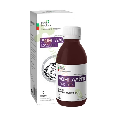 ЛОНГ ЛАЙФ сироп 200 мл / MIRTA MEDICUS LONG LIFE