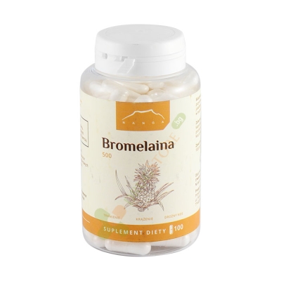 БРОМЕЛАИН капсули 500 мг 100 броя / NANGA BROMELAINA