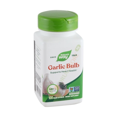 ЧЕСЪН луковица капсули 580 мг 100 броя / NATURE'S WAY GARLIC BULB