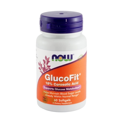 НАУ ФУДС ГЛЮКОФИТ дражета 60 броя / NOW FOODS CLUCOFIT