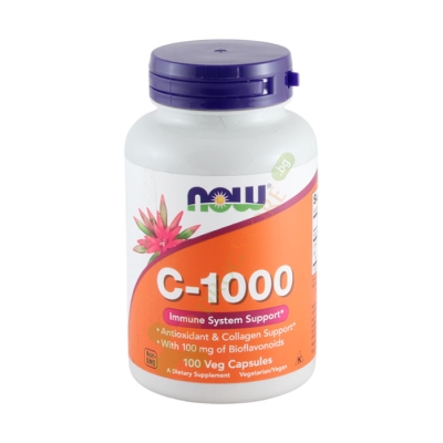 НАУ ФУДС ВИТАМИН Ц капсули 1000 мг 100 броя / NOW FOODS VITAMIN C