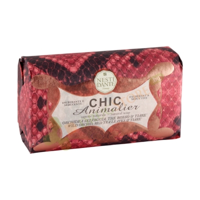 НАТУРАЛЕН САПУН ШИК ЧЕРВЕН ПИТОН 250 г / NESTI DANTE NATURAL SOAP CHIC ANIMALIER RED