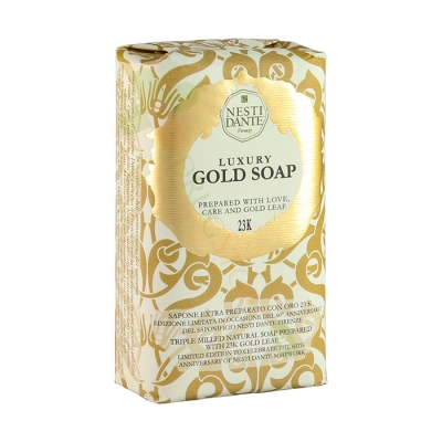 НАТУРАЛЕН САПУН ЗЛАТЕН 250 г / NESTI DANTE LUXURY GOLD NATURAL SOAP