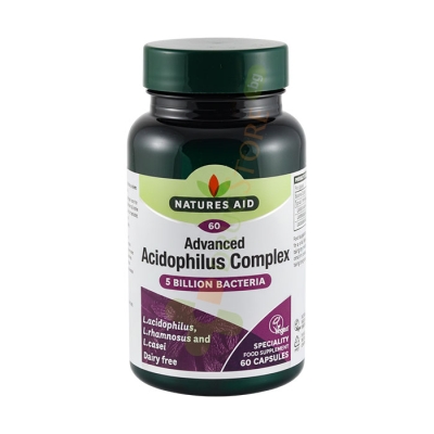 АЦИДОФИЛУС КОМПЛЕКС капсули 60 броя / NATURES AID ACIDOPHILUS COMPLEX