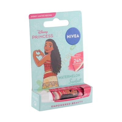 НИВЕА БАЛСАМ ЗА УСТНИ ДИСНИ ПРИНЦЕСА WATERMELON SORBET 4.8 г / NIVEA DISNEY PRINCESS WATERMELON SORBET