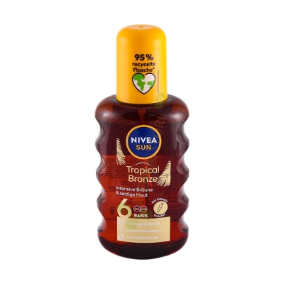 НИВЕА СЪН СПРЕЙ ОЛИО ЗА СЛЪНЦЕ SPF6 200 мл / NIVEA SUN TROPICAL BRONZE OIL SPRAY SPF6