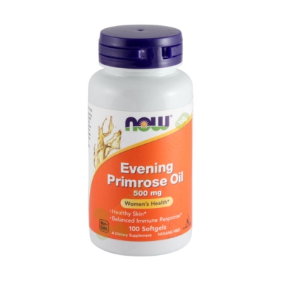 НАУ ФУДС МАСЛО ОТ ВЕЧЕРНА ИГЛИКА капсули 100 броя / NOW FOODS EVENING PRIMROSE OIL