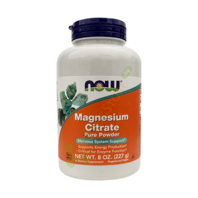 НАУ ФУДС МАГНЕЗИЕВ ЦИТРАТ прах 227 г / NOW FOODS MAGNESIUM CITRATE