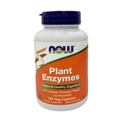НАУ ФУДС РАСТИТЕЛНИ ЕНЗИМИ капсули 120 броя / NOW FOODS PLANT ENZYMES