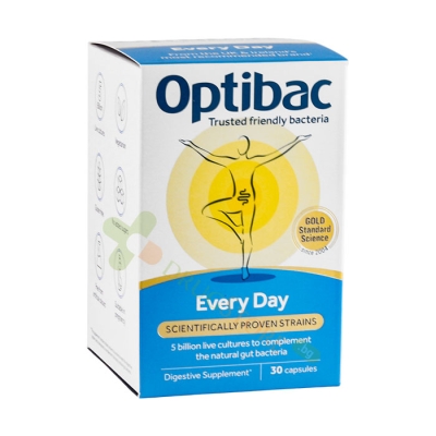 ОПТИБАК ПРОБИОТИК ЗА ВСЕКИ ДЕН капсули 30 броя / OPTIBAC PROBIOTICS FOR EVERY DAY