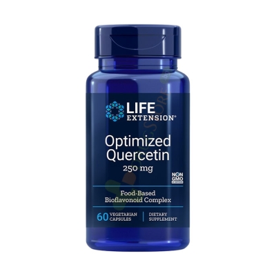 ОПТИМИЗИРАН КВЕРЦЕТИН капсули 250 мг 60 броя / LIFE EXTENSION OPTIMIZED QUERCETIN