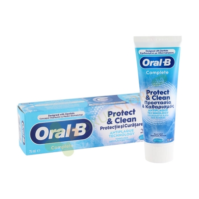 ПАСТА ЗА ЗЪБИ ОРАЛ - Б КОМПЛИЙТ ПРОТЕКТ КЛИЙН ФРЕШ МИНТ 75 мл / PROCTER & GAMBLE ORAL-B COMPLETE PROTECT CLEAN FRESH MINT TOOTHPASTE
