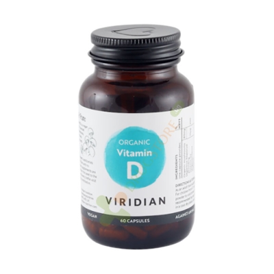 ВИТАМИН Д ОРГАНИЧЕН капсули 400 IU 60 броя / VIRIDIAN ORGANIC VITAMIN D