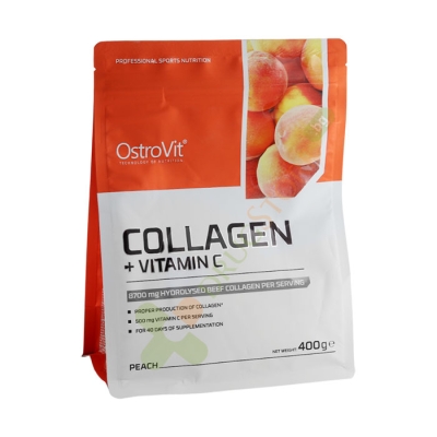 ОСТРОВИТ КОЛАГЕН + ВИТАМИН C ОВКУСЕН 400 г / OSTROVIT COLLAGEN + VITAMIN C FLAVOURED