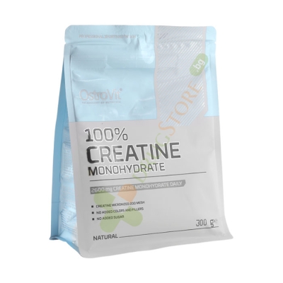 ОСТРОВИТ КРЕАТИН МОНОХИДРАТ НАТУРАЛ на прах 300 г НЕОВКУСЕН / OSTROVIT CREATINE MONOHYDRATE NATURAL powder UNFLAVOURED