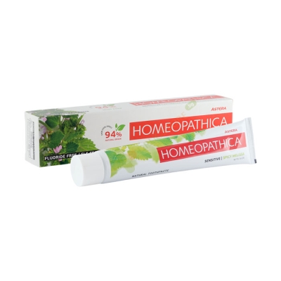 ПАСТА ЗА ЗЪБИ АСТЕРА ХОМЕОПАТИЧНА СЕНЗИТИВ 75 мл / AROMA ASTERA HOMEOPATHICA SENSITIVE TOOTHPASTE