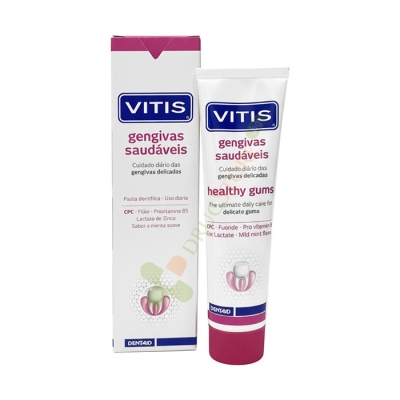 ПАСТА ЗА ЗЪБИ ВИТИС ГИНГИВАЛ ЗА ЧУВСТВИТЕЛНИ ВЕНЦИ 100 мл / DENTAID VITIS GINGIVAL TOOTHPASTE FOR SENSITIVE GUMS