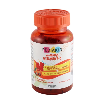 ПЕДИАКИД ВИТАМИН C дъвчащи мечета 60 броя / INELDEA PEDIAKID VITAMIN C
