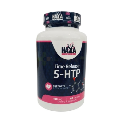 ХАЯ 5-HTP TR (5-ХИДРОКСИТРИПТОФАН) таблетки 100 мг 60 броя / HAYA LABS 5-HTP (5-HYDROXYTRYPTOPHAN) TR