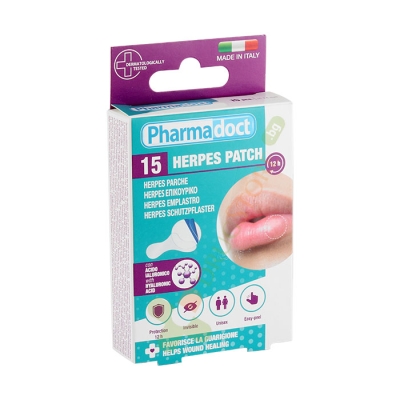 ФАРМАДОКТ ПЛАСТИР ПРИ ХЕРПЕС 15 броя / PHARMADOCT HERPES PATCH
