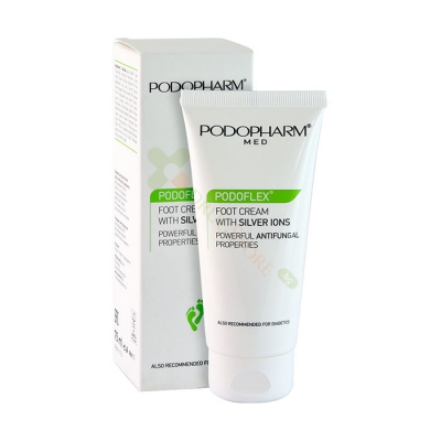 ПОДОФЛЕКС КРЕМ ЗА КРАКА СЪС СРЕБЪРНИ ЙОНИ 75 мл / PODOPHARM MED PODOFLEX FOOT CREAM WITH SILVER IONS