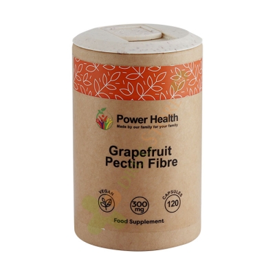 ПЕКТИНОВИ ФИБРИ ОТ ГРЕЙПФРУТ капсули 120 броя/ POWER HEALTH GRAPEFRUIT PECTIN FIBRE 