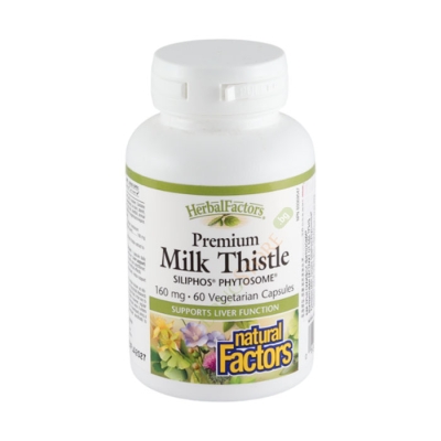 НАТУРАЛ ФАКТОРС СИЛИФОС ФИТОЗОМИ капсули 160 мг 60 броя / NATURAL FACTORS SILIPHOS PHYTOSOME