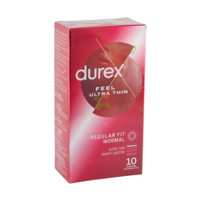 ПРЕЗЕРВАТИВИ ДУРЕКС FEEL ULTRA THIN 10 броя / DUREX FEEL ULTRA THIN CONDOMS