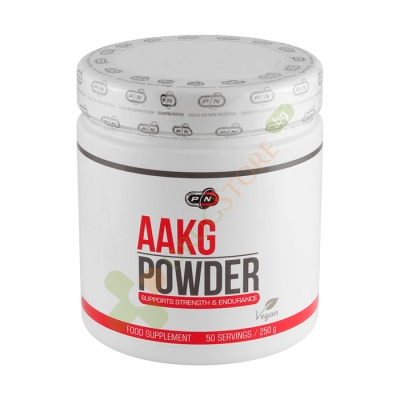 ПЮР НУТРИШЪН АРГИНИН АЛФА - КЕТОГЛУТАРАТ прах 250 г / PURE NUTRITION AAKG