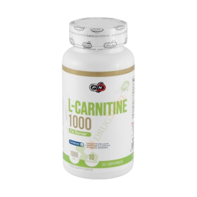 ПЮР НУТРИШЪН L-КАРНИТИН капсули 1000 мг 30 броя / PURE NUTRITION L - CARNITINE