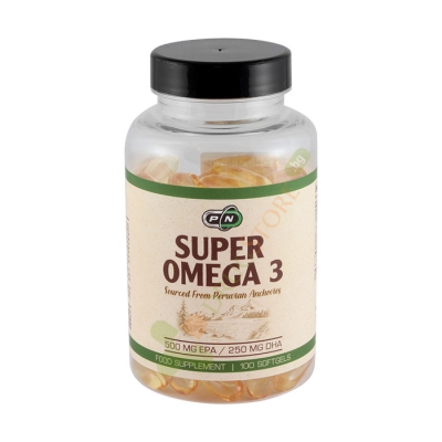 ПЮР НУТРИШЪН СУПЕР ОМЕГА 3 РИБЕНО МАСЛО капсули 100 броя / PURE NUTRITION SUPER OMEGA 3 FISH OIL
