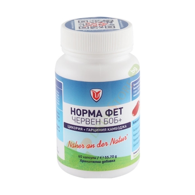 ПЮРВИТАЛ НОРМА ФЕТ ЧЕРВЕН БОБ капсули 60 броя / PUREVITAL NORMA FAT RED BEANS