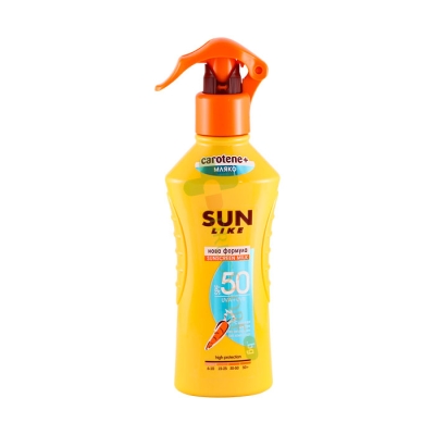 СЛЪНЦЕЗАЩИТНО МЛЯКО ЗА ТЯЛО СПРЕЙ SPF50 200 мл / SUN LIKE SUNSCREEN MILK SPRAY SPF50