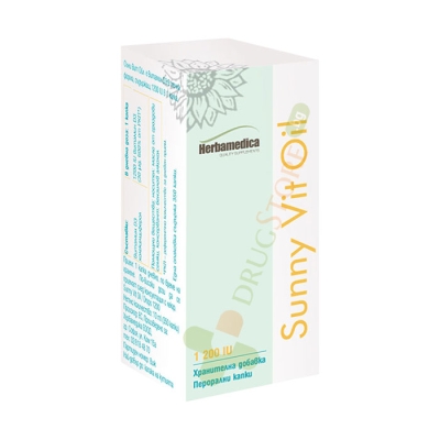 СЪНИ ВИТ ОЙЛ капки 1200 IU 10 мл / HERBAMEDICA SUNNY VIT OIL
