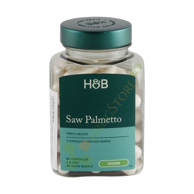 САО ПАЛМЕТО + ЦИНК капсули 60 броя / HOLLAND & BARRETT SAO PALMETO + ZINC 