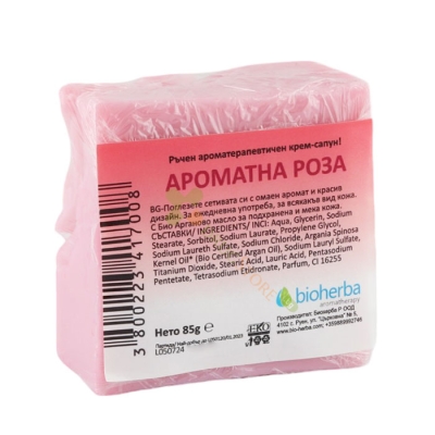 БИОХЕРБА САПУН АРОМАТНА РОЗА 85 г / BIOHERBA SOAP SCENTED ROSE