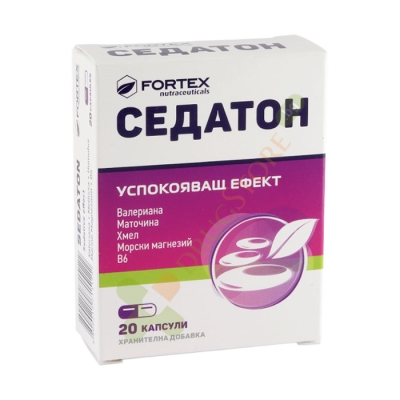 СЕДАТОН капсули 20 броя / FORTEX SEDATON capsules 20