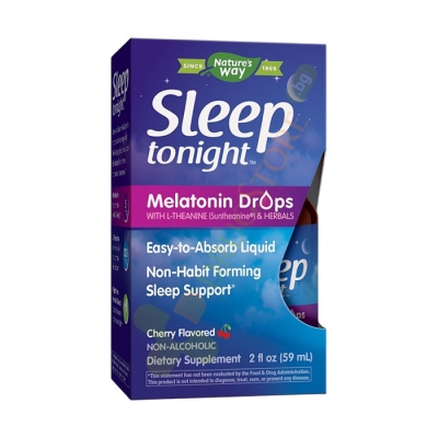 СЛИЙП ТУНАЙТ МЕЛАТОНИН капки 59 мл. / ENZYMATIC THERAPY SLEEP TONIGHT MELATONIN DROPS