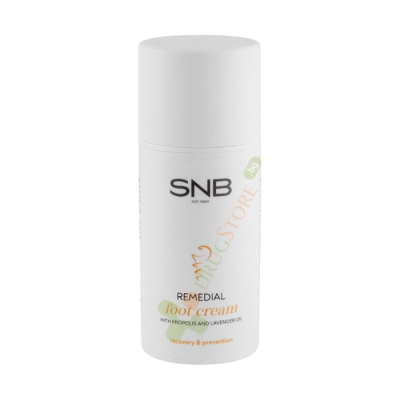 РЕГЕНЕРИРАЩ КРЕМ ЗА КРАКА С ПРОПОЛИС И ЛАВАНДУЛОВО МАСЛО 100 мл / SNB REMEDIAL CREAM FOOT WITH PROPOLIS, LAVENDER OIL